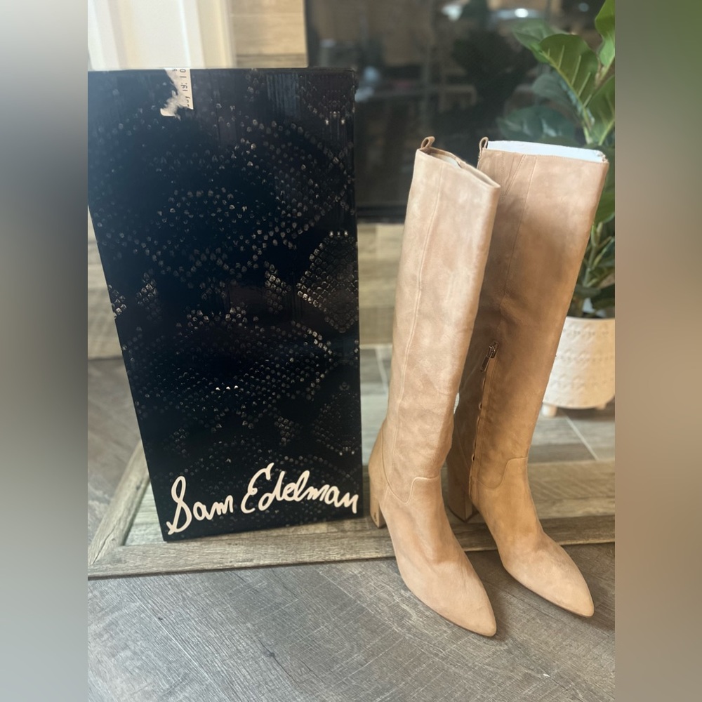 Sam Edelman Suede Hai Knee High boots